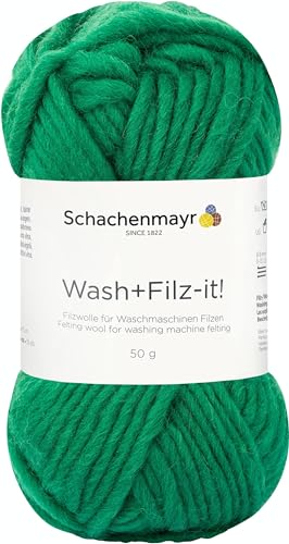 Schachenmayr Wash+Filz-It!, 50G Grass Green Filzgarne von Schachenmayr since 1822
