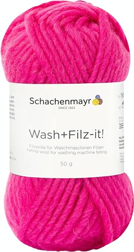 Schachenmayr Wash+Filz-It!, 50G pink Filzgarne von Schachenmayr since 1822