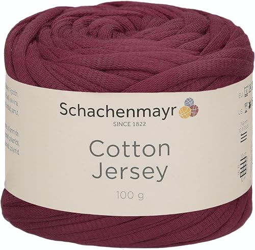 Schachenmayr Cotton Jersey 9807363-00032 weinrot Handstrickgarn von Schachenmayr since 1822