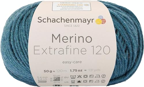 Schachenmayr Merino Extrafine 120, 50G meerblau Handstrickgarne von Schachenmayr since 1822