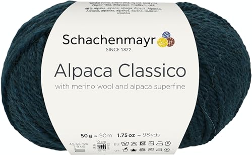 Schachenmayr Alpaca Classico, 50G Teal Handstrickgarne von Schachenmayr since 1822