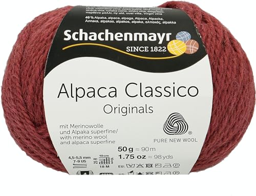 Schachenmayr Alpaca Classico, 50G winter mauve Handstrickgarne von Schachenmayr since 1822