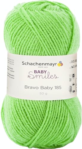 Schachenmayr Bravo Baby 185, 50G apfelgrün Handstrickgarne von Schachenmayr since 1822