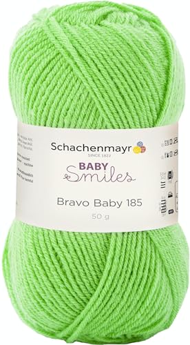 Schachenmayr Baby Smiles Bravo Baby 185 9801212-01072 apfelgrün Handstrickgarn, Häkelgarn, Babygarn von Schachenmayr since 1822