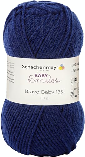 Schachenmayr Bravo Baby 185, 50G marineblau Handstrickgarne von Schachenmayr since 1822