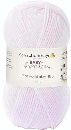 Schachenmayr Baby Smiles Bravo Baby 185 9801212-01035 rosa Handstrickgarn, Häkelgarn, Babygarn von Schachenmayr since 1822