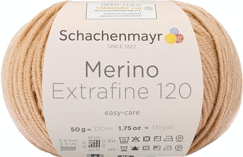 Schachenmayr Merino Extrafine 120, 50G camel Handstrickgarne von Schachenmayr since 1822