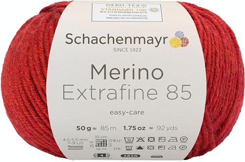 Schachenmayr Merino Extrafine 85 9807554-00227 passion Handstrickgarn, Schurwolle von Schachenmayr since 1822