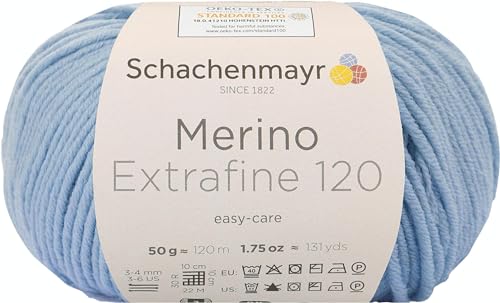 Schachenmayr Merino Extrafine 120, 50G baby blue Handstrickgarne von Schachenmayr since 1822