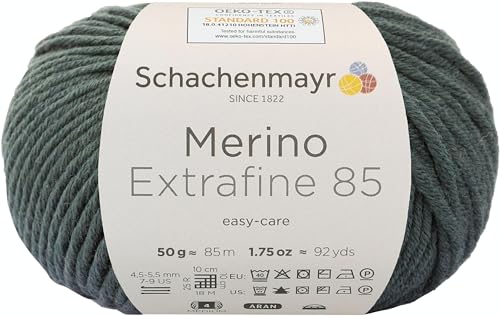 Schachenmayr Merino Extrafine 85 9807554-00271 olive Handstrickgarn, Schurwolle von Schachenmayr since 1822