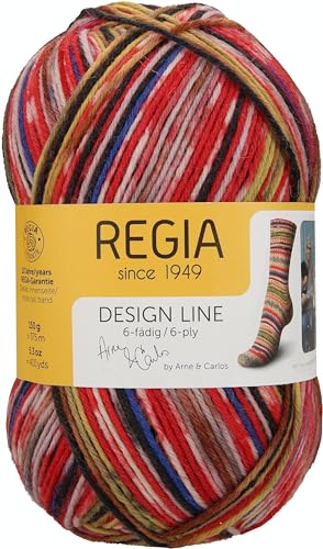 Regia Schachenmayr 6-Fädig Color, 150G roest Handstrickgarne von Regia