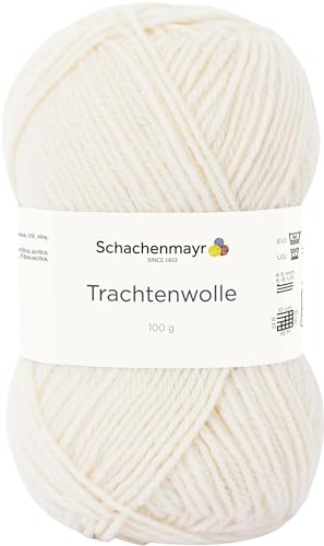 Schachenmayr Trachtenwolle 9801876-00002 wollweiß Handstrickgarn von Schachenmayr since 1822