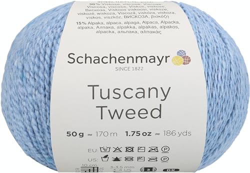Schachenmayr Tuscany Tweed, 50G eisblau Handstrickgarne von Schachenmayr since 1822