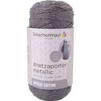 Schachenmayr #netzaporter metallic - Charcoal-Metallic von Grau