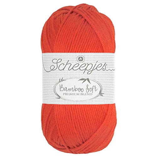 Scheepjes Bamboo Soft Farbe 261, Baumwollgarn mit Bambus - Viskose, zum Stricken oder Häkeln von theofeel