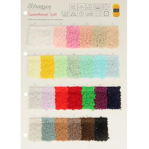 Farbmusterkarte Sweetheart Soft - 1Stk Farbmusterkarte Sweetheart Soft - 1Stk von Scheepjes
