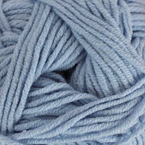 Scheepjes 1592-2432 Softfun Baumwolle Garn, 2432 Light Blue, 1x50g von Scheepjes