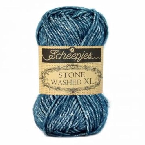 Scheepjes 1665-845 Stone Washed XL Baumwolle Garn, 845 Blue Apatite, 1x50g Scheepjes 1665-845 Stone Washed XL Baumwolle Garn, 845 Blue Apatite, 1x50g von Scheepjes