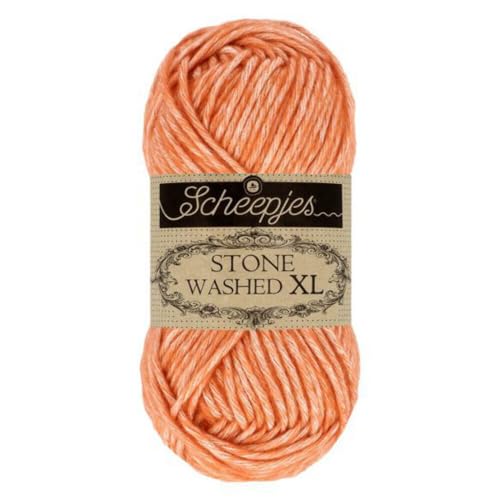 Scheepjes 1665-856 Stone Washed XL Baumwolle Garn, 856 Coral, 1x50g Scheepjes 1665-856 Stone Washed XL Baumwolle Garn, 856 Coral, 1x50g von Scheepjes