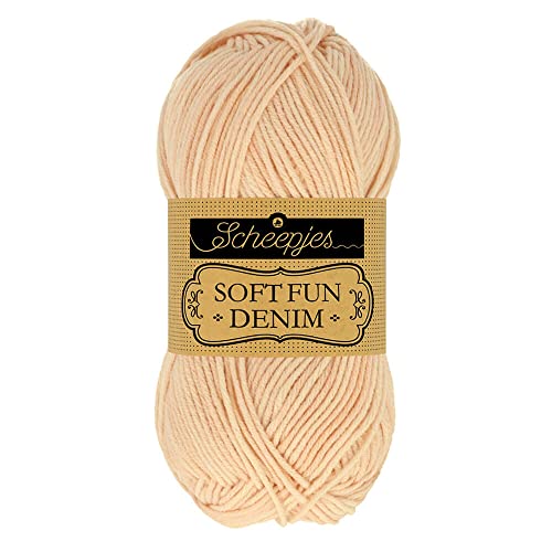 Scheepjes 1672-507 Softfun Denim Baumwolle Garn, 507, 1x50g Scheepjes 1672-507 Softfun Denim Baumwolle Garn, 507, 1x50g von Scheepjes