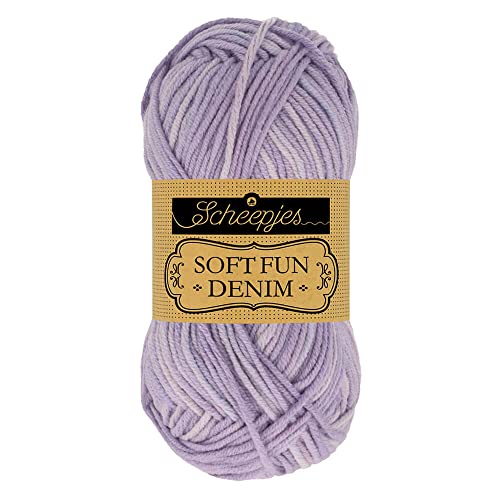 Scheepjes Softfun Denim Garn, 50g, Farbe 512 für Stricken und Häkeln Scheepjes Softfun Denim Garn, 50g, Farbe 512 für Stricken und Häkeln von Scheepjes