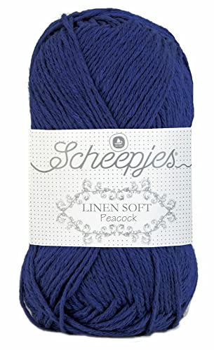 Scheepjes 1675-611 Linen Soft Baumwolle Garn, 611, 1x50g von Scheepjes