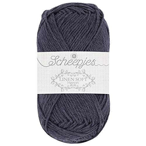 Scheepjes 1675-617 Linen Soft Baumwolle Garn, 617, 1x50g von Scheepjes