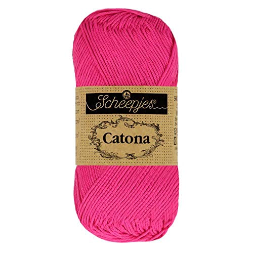 Scheepjes - Scheepjes 604 Neón Rosa Catona Hilo - 1x25g von Scheepjes
