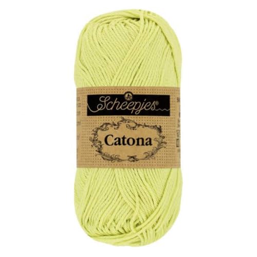 Scheepjes - Scheepjes 100 Zitrone Chiffon Catona Garn - 1x50g von Scheepjes