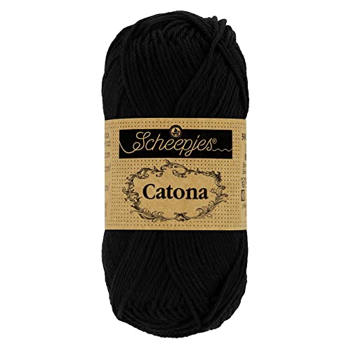Scheepjes - Scheepjes 110 Jet Schwarz Catona Garn - 1x50g Scheepjes - Scheepjes 110 Jet Schwarz Catona Garn - 1x50g von Scheepjes