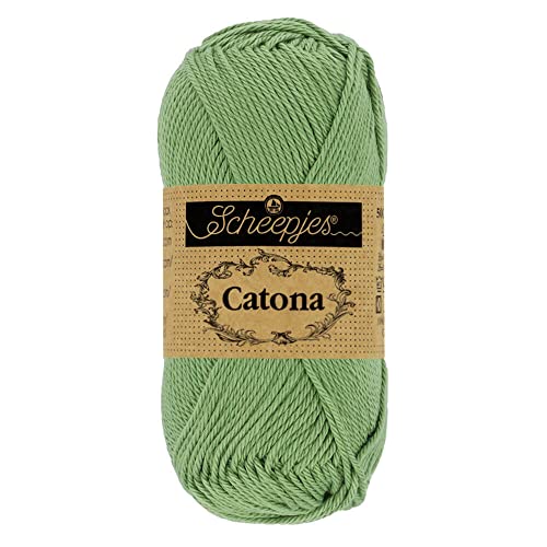 Scheepjes - Scheepjes 212 Salbei Grün Catona Garn - 1x50g von Scheepjes