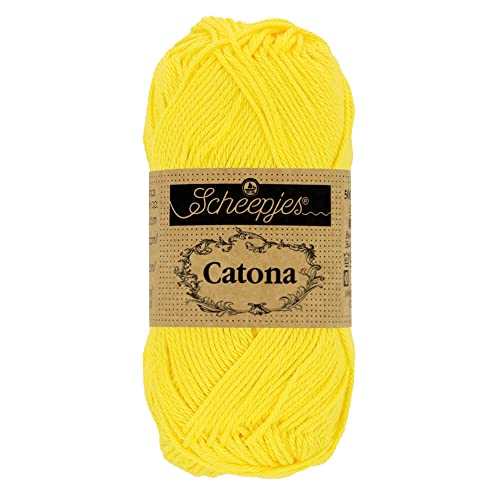 Scheepjes - Scheepjes 280 Zitrone Catona Garn - 1x50g von Scheepjes