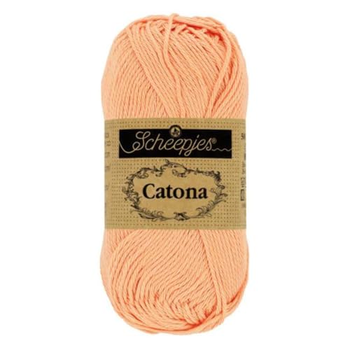 Scheepjes - Scheepjes 414 Jahrgang Pfirsich Catona Garn - 1x50g Scheepjes - Scheepjes 414 Jahrgang Pfirsich Catona Garn - 1x50g von Scheepjes