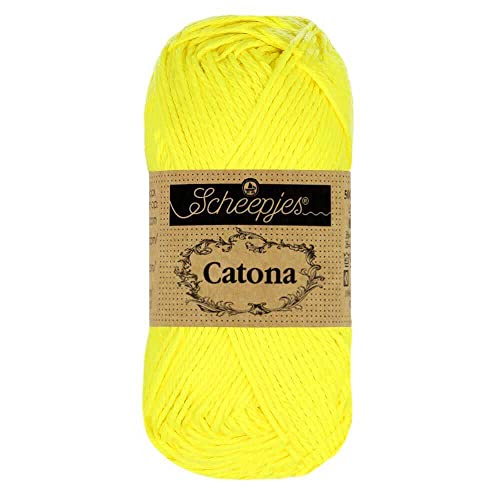 Scheepjes - Scheepjes 601 Neón Amarillo Catona Hilo - 1x50g Scheepjes - Scheepjes 601 Neón Amarillo Catona Hilo - 1x50g von Scheepjes