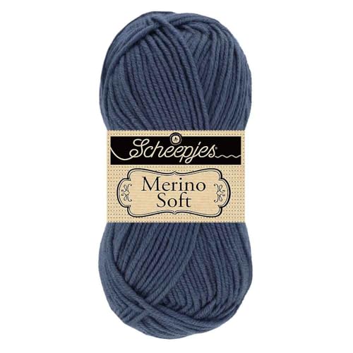Scheepjes 1679-612 Merino Soft Baumwolle Garn, 612 Vermeer, 1x50g Scheepjes 1679-612 Merino Soft Baumwolle Garn, 612 Vermeer, 1x50g von Scheepjes