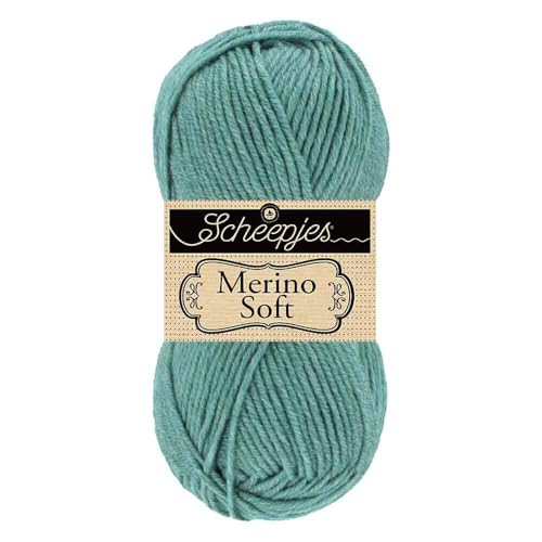 Scheepjes 1679-653 Merino Soft Baumwolle Garn, 50% Superwash-Merinowolle Mikrofaser 25% Acryl-Mischgewebe, 653 Ernst, 1x50g Scheepjes 1679-653 Merino Soft Baumwolle Garn, 50% Superwash-Merinowolle Mikrofaser 25% Acryl-Mischgewebe, 653 Ernst, 1x50g von Scheepjes