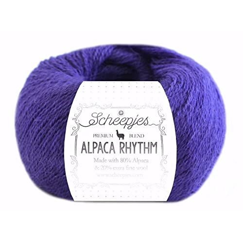 Scheepjes Alpaca Rhythm Wolle 25g - 660 Calypso, hochwertige Alpakawolle von Scheepjes
