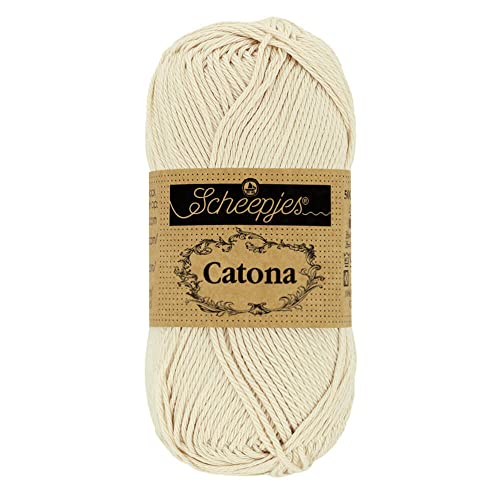Scheepjes Catona 50g - 505 Leinen, Vielseitiges Baumwollgarn für Häkeln und Stricken Scheepjes Catona 50g - 505 Leinen, Vielseitiges Baumwollgarn für Häkeln und Stricken von Scheepjes