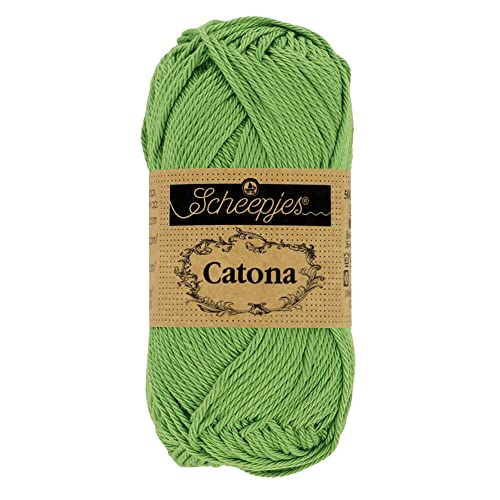 Scheepjes Catona Baumwollgarn 50 g – Farbnummer 412 Waldgrün Scheepjes Catona Baumwollgarn 50 g – Farbnummer 412 Waldgrün von Scheepjes