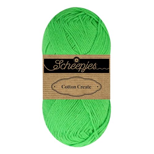 Scheepjes Cotton Create 1x50g - 517 Frog, Grünes Baumwollgarn für kreative Projekte Scheepjes Cotton Create 1x50g - 517 Frog, Grünes Baumwollgarn für kreative Projekte von Scheepjes