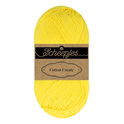 Scheepjes Cotton Create 1x50g - 551 Schnitt, Gelbes Baumwollgarn Scheepjes Cotton Create 1x50g - 551 Schnitt, Gelbes Baumwollgarn von Scheepjes