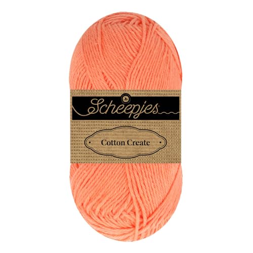 Scheepjes Cotton Create 1x50g - 650 Undo, Orange Baumwollgarne für Stricken und Häkeln Scheepjes Cotton Create 1x50g - 650 Undo, Orange Baumwollgarne für Stricken und Häkeln von Scheepjes