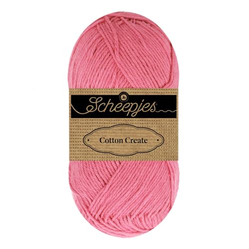 Scheepjes Cotton Create 1x50g - 653 Fringe, Roze Haken en Breigarens Scheepjes Cotton Create 1x50g - 653 Fringe, Roze Haken en Breigarens von Scheepjes