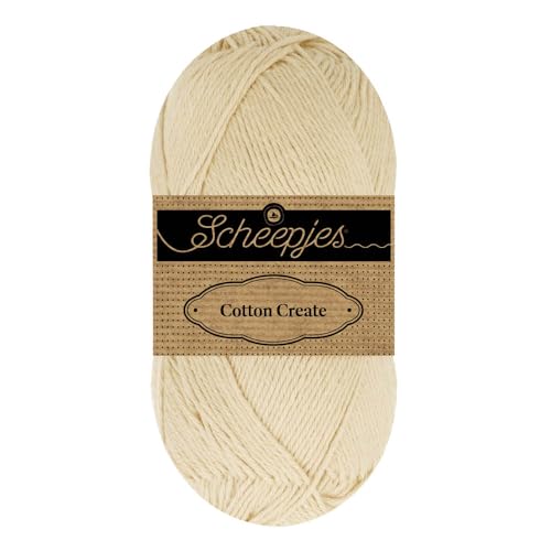 Scheepjes Cotton Create 1x50g - 656 Spin, Creme Baumwollgarn für kreative Projekte Scheepjes Cotton Create 1x50g - 656 Spin, Creme Baumwollgarn für kreative Projekte von Scheepjes