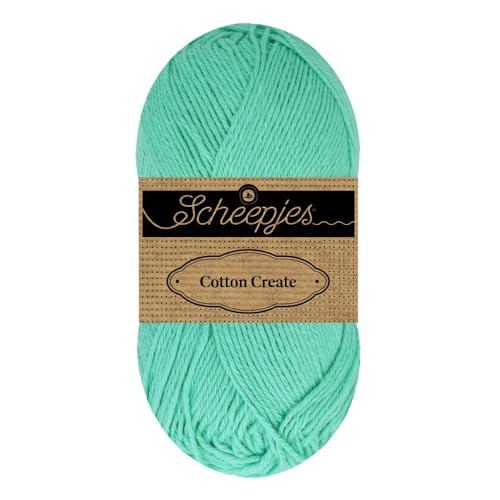 Scheepjes Cotton Create 1x50g - 665 Seam, Grünes Baumwollgarn für Häkeln und Stricken Scheepjes Cotton Create 1x50g - 665 Seam, Grünes Baumwollgarn für Häkeln und Stricken von Scheepjes