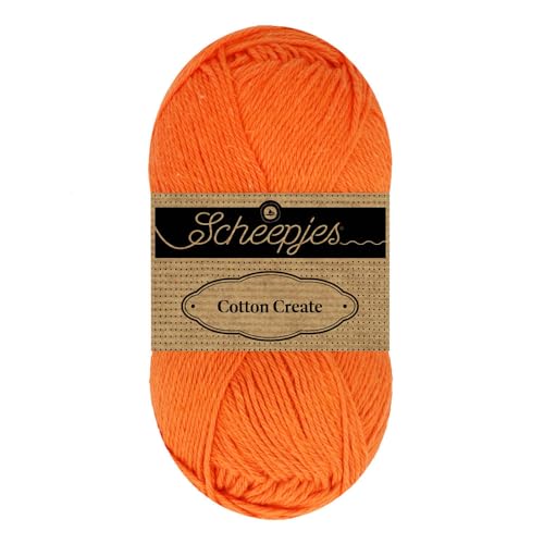 Scheepjes Cotton Create 1x50g - 716 Finish, Oranger Baumwollgarn Scheepjes Cotton Create 1x50g - 716 Finish, Oranger Baumwollgarn von Scheepjes