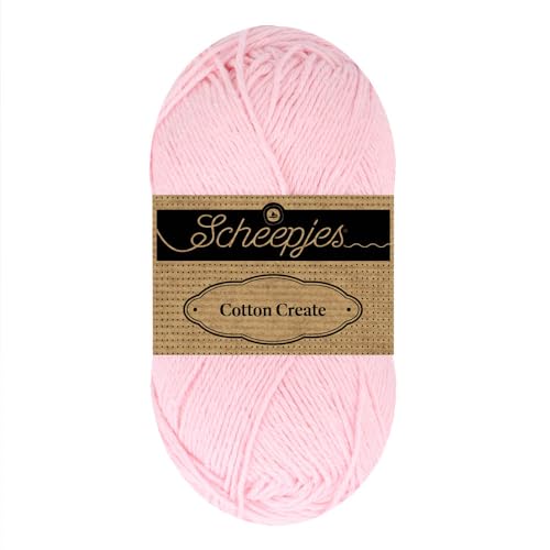 Scheepjes Cotton Create 1x50g - 718 Ruffle, Rosa Baumwollgarn für Häkeln und Stricken Scheepjes Cotton Create 1x50g - 718 Ruffle, Rosa Baumwollgarn für Häkeln und Stricken von Scheepjes