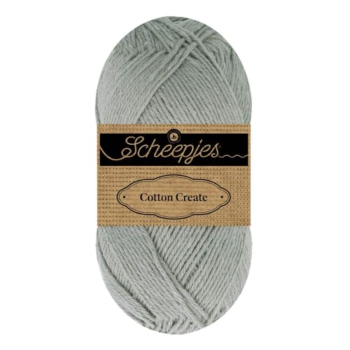Scheepjes Cotton Create 50g - 710 Draft, Graue Baumwollgarne für Häkel- und Strickprojekte Scheepjes Cotton Create 50g - 710 Draft, Graue Baumwollgarne für Häkel- und Strickprojekte von Scheepjes