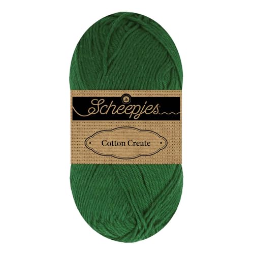 Scheepjes Cotton Create 50g - 713 Explore, grünes Baumwollgarn für Strick- und Häkelprojekte Scheepjes Cotton Create 50g - 713 Explore, grünes Baumwollgarn für Strick- und Häkelprojekte von Scheepjes