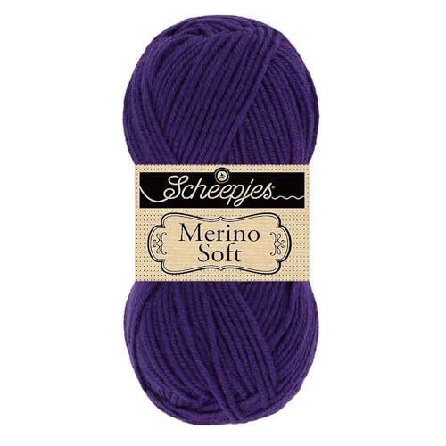 Scheepjes Merino Soft 50g - 638 Hockney, Paars Brei- en Haakgaren Scheepjes Merino Soft 50g - 638 Hockney, Paars Brei- en Haakgaren von Scheepjes